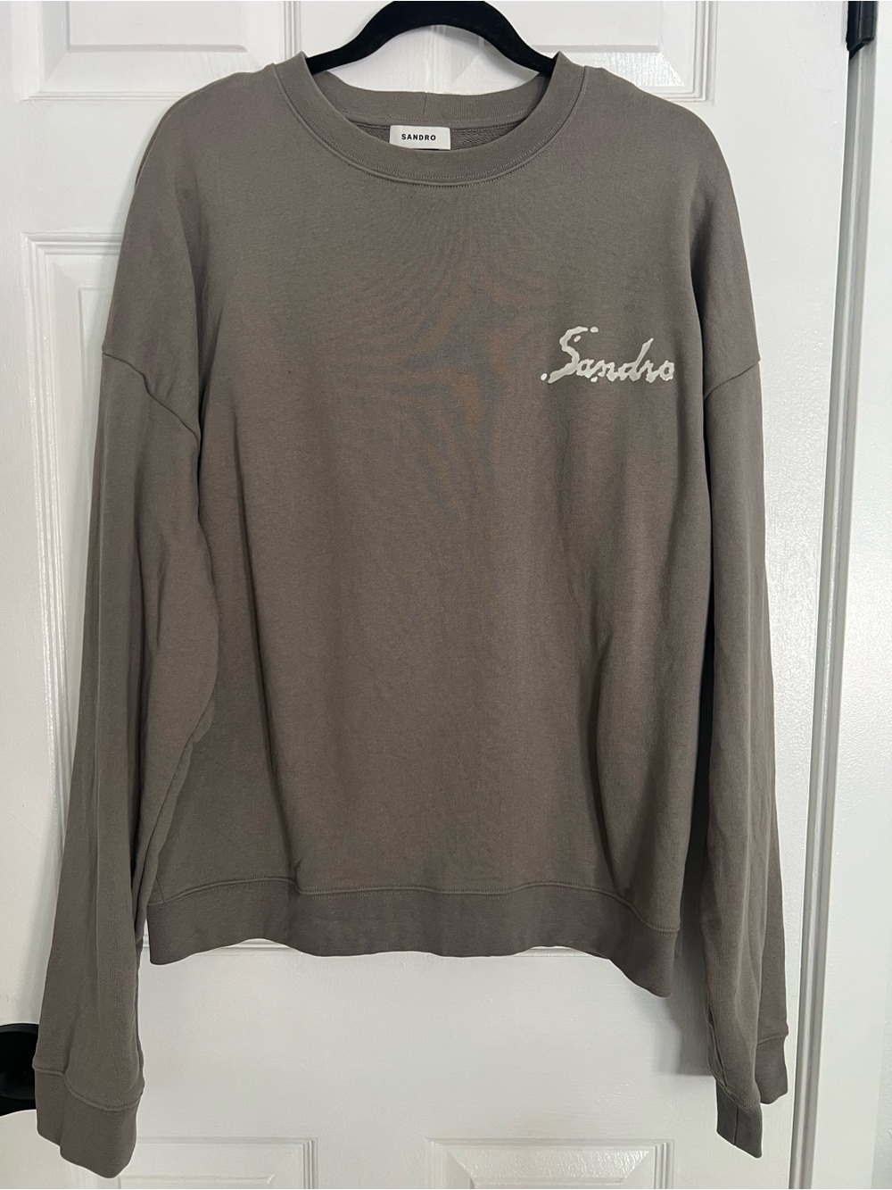 Sandro Liquid Crewneck Sweatshirt Men’s Medium